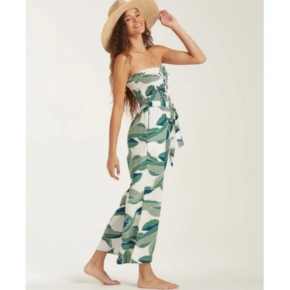 🔥🔥BILLABONG - FLORAL FORWARD FEELINGS JUMPSUIT🔥🔥 - Picture 4 of 11